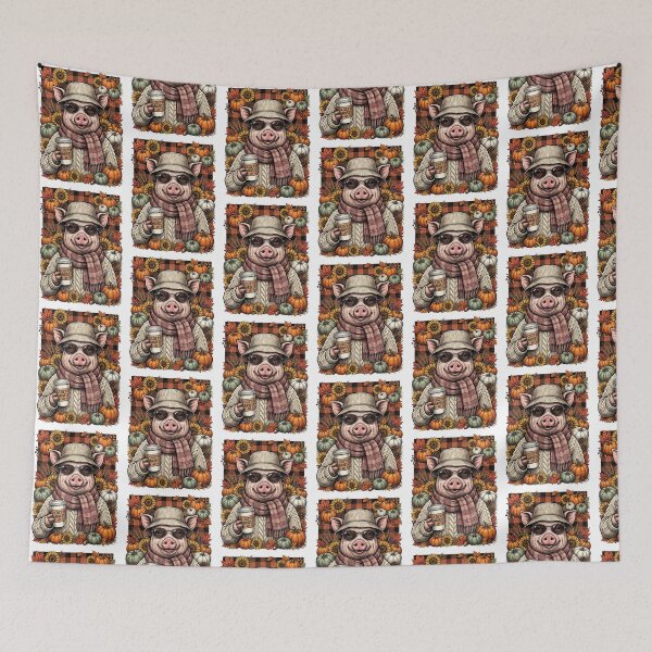 Item preview, Fall Pig Cozy Harvest designed and sold by Roy & Tiffany.