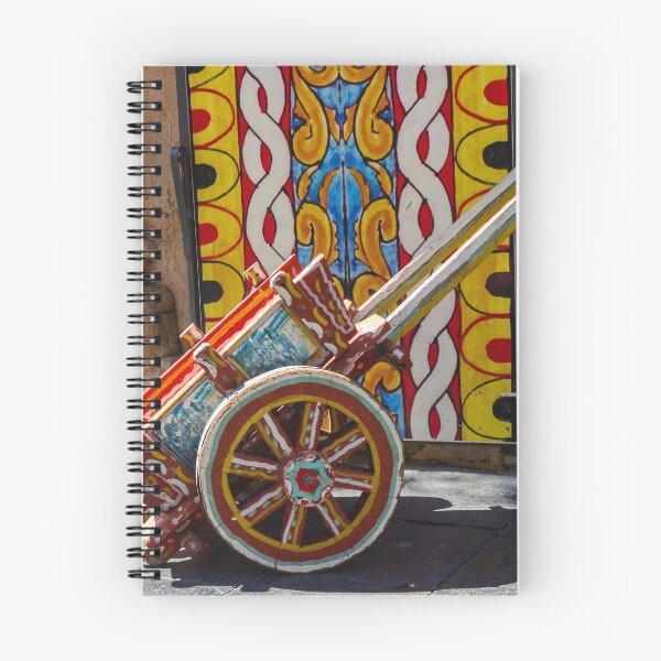 Item preview, Colorful Traditional Wooden Cart With Hand-Painted Wheels And Ornate Folk Patterns designed and sold by Nmallia.