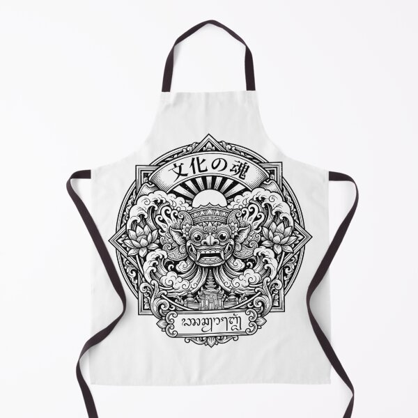 Item preview, Bunka No Tamashii Balinese Deity Mask Emblem Art designed and sold by cannsuh.