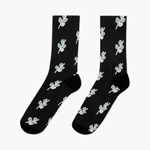 Item preview, Minimal Continuous Line Eucalyptus Branch with Three Leaves Sage Green Dusty Rose Botanical Design designed and sold by OnPointOutfits.