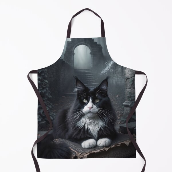Item preview, Baroque Maine Coon cat on book designed and sold by Mystic-Art-2.