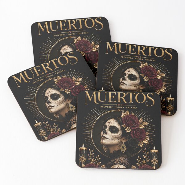 Item preview, Elegant Mexican Day of the Dead Poster designed and sold by DoveArtDesigns.