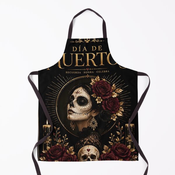Item preview, Elegant Mexican Day of the Dead Poster designed and sold by DoveArtDesigns.