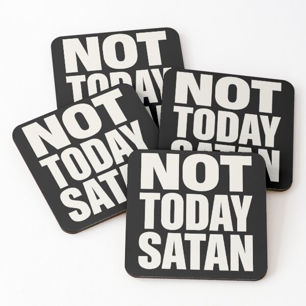 Item preview, Not Today Satan  designed and sold by Parallel Label .