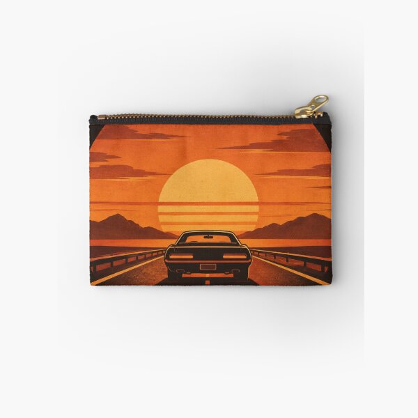 Item preview, Retro Synthwave Muscle Car Sunset Drive designed and sold by Haque Desigens.