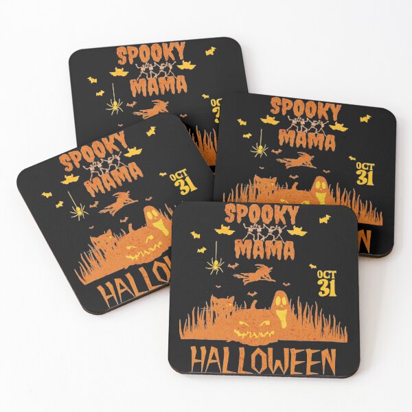 Item preview, Spooky Mama Halloween – Cute Pumpkin Ghost Halloween Design designed and sold by MOCH- ART.