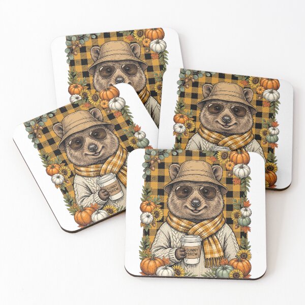 Item preview, Fall Quokka Autumn Brew designed and sold by Roy & Tiffany.