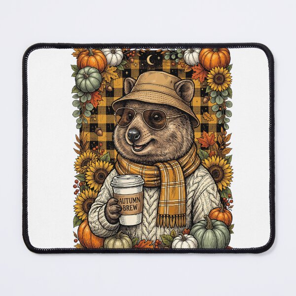 Item preview, Fall Quokka Autumn Brew designed and sold by Roy & Tiffany.