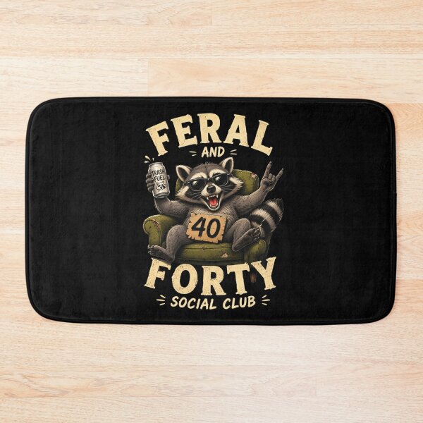 Item preview, Feral and Forty Social Club  designed and sold by TheEndDesign.