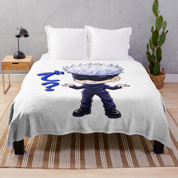 Item preview, Chibi Gojo Funny Anime Shrug designed and sold by Aozon.