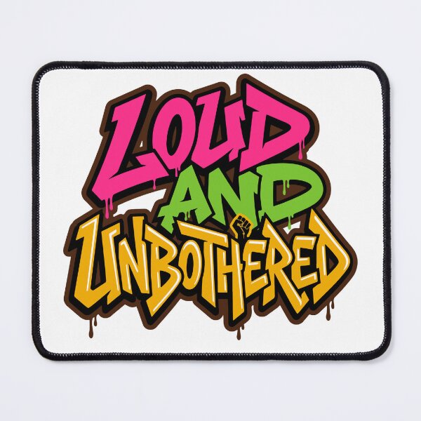 Item preview, Graffiti You and Unbothered Colorful Typography Design designed and sold by AliveStyle.