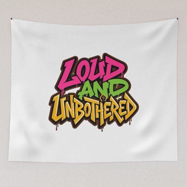 Item preview, Graffiti You and Unbothered Colorful Typography Design designed and sold by AliveStyle.