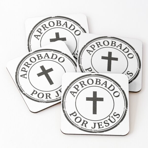 Item preview, Seal Approved by Jesus Christian Cross designed and sold by MantoSagrado.