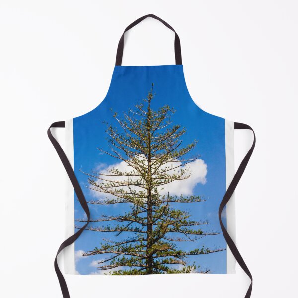 Item preview, Tall Pine Tree Against Bright Blue Sky With White Cloud and Sparse Branches in Nature designed and sold by Nmallia.