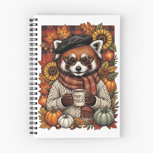 Item preview, Fall Red Panda Maple designed and sold by Tiffany Roy.