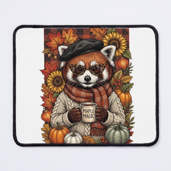Item preview, Fall Red Panda Maple designed and sold by Tiffany Roy.