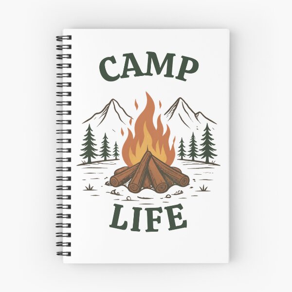 Item preview, Camp Life Campfire Shirt | Vintage Camping & Outdoor Adventure Design designed and sold by The Vault Shop.