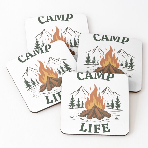 Item preview, Camp Life Campfire Shirt | Vintage Camping & Outdoor Adventure Design designed and sold by The Vault Shop.