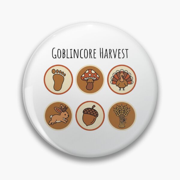 Item preview, Goblincore Harvest Cute Cryptid Jackalope Bigfoot Mushroom Thanksgiving Autumn designed and sold by raedattia.