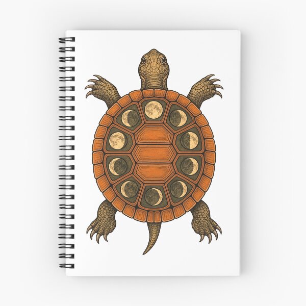 Item preview, Vintage Moon Turtle, Celestial Tortoise Retro Reptile Art designed and sold by notorius12.