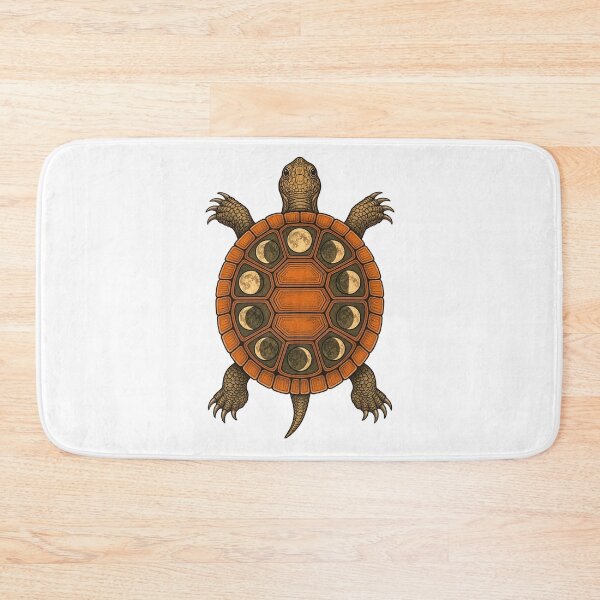 Item preview, Vintage Moon Turtle, Celestial Tortoise Retro Reptile Art designed and sold by notorius12.