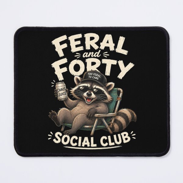 Item preview, Feral and Forty Social Club designed and sold by TheEndDesign.