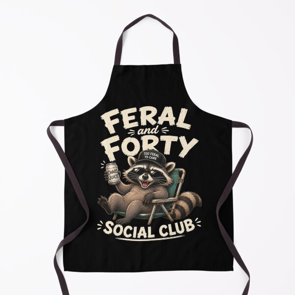 Item preview, Feral and Forty Social Club  designed and sold by TheEndDesign.