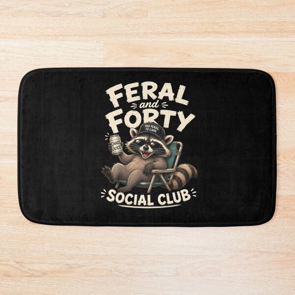 Item preview, Feral and Forty Social Club  designed and sold by TheEndDesign.