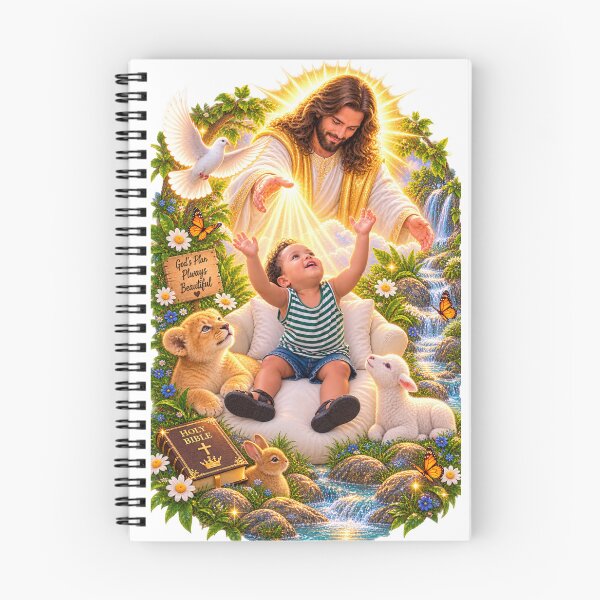 Item preview, God's Plan Always Beautiful - Jesus Blessing Child Art  designed and sold by LC&LCPlatform.