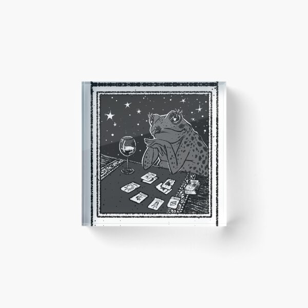 Item preview, The hoping heart frog tarot card designed and sold by Yanuta.