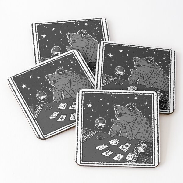 Item preview, The hoping heart frog tarot card designed and sold by Yanuta.