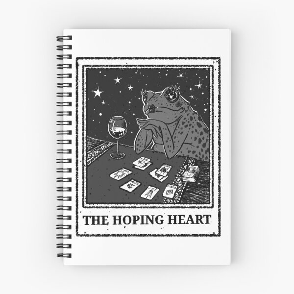 Item preview, The hoping heart frog tarot card designed and sold by Yanuta.