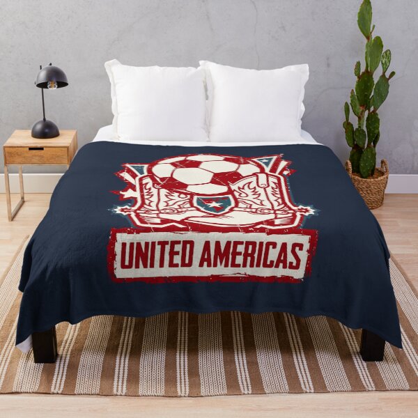 Item preview, United Americas Soccer Cowboy Boots Vintage Western Football Sports Badge Art designed and sold by MarCinu Art.