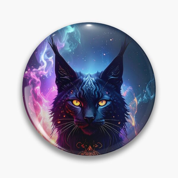 Item preview, Cosmic Lynx Mystic Cat designed and sold by Mystic-Art-2.