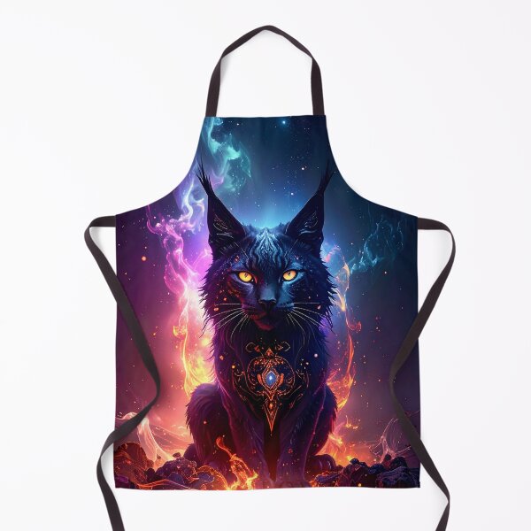 Item preview, Cosmic Lynx Mystic Cat designed and sold by Mystic-Art-2.