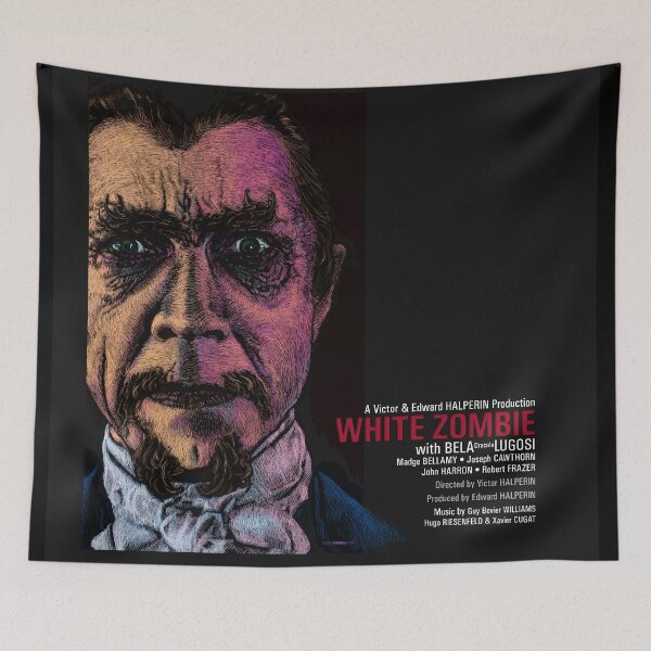 Item preview, CLASSIC HORROR MOVIE POSTERS REIMAGINED -  WHITE ZOMBIE - 1932 designed and sold by WOOFANG.