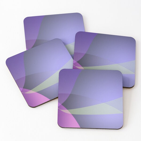 Item preview, Abstract Curves in Mystic Purple: Futuristic Fluid Graphic designed and sold by danart7.
