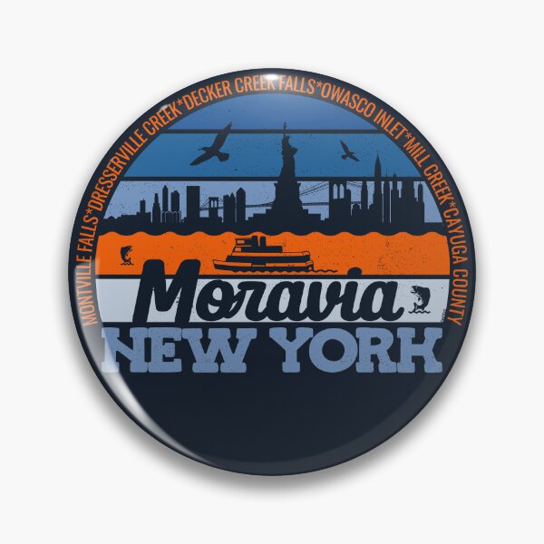 Item preview, Moravia New York Sunset Retro Vintage Local Pride Logo designed and sold by CRHPOD20.
