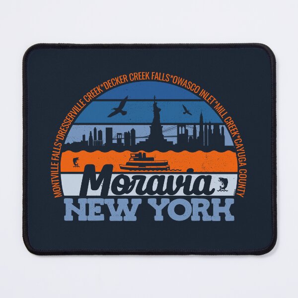 Item preview, Moravia New York Sunset Retro Vintage Local Pride Logo designed and sold by CRHPOD20.