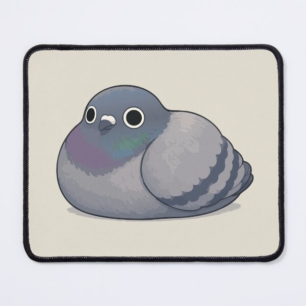 Item preview, Pigeon Loaf Sticker – Cute Round Chubby Pigeon designed and sold by SimplePoDesign.