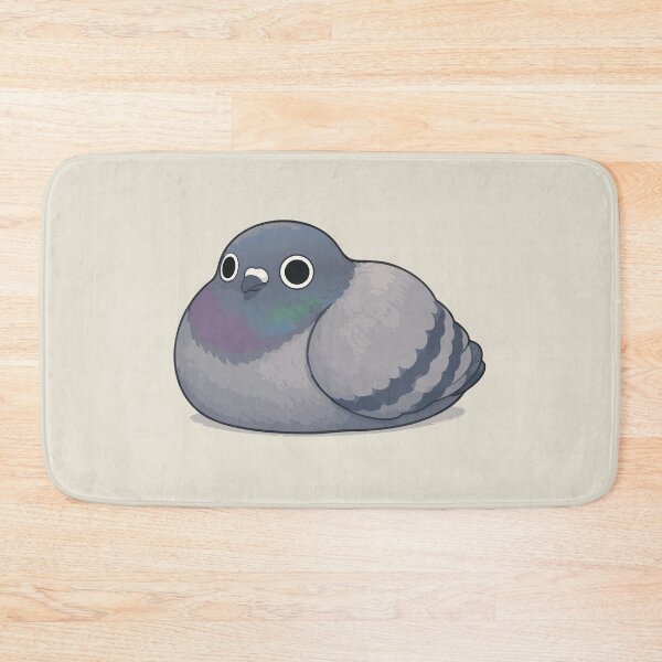 Item preview, Pigeon Loaf Sticker – Cute Round Chubby Pigeon designed and sold by SimplePoDesign.