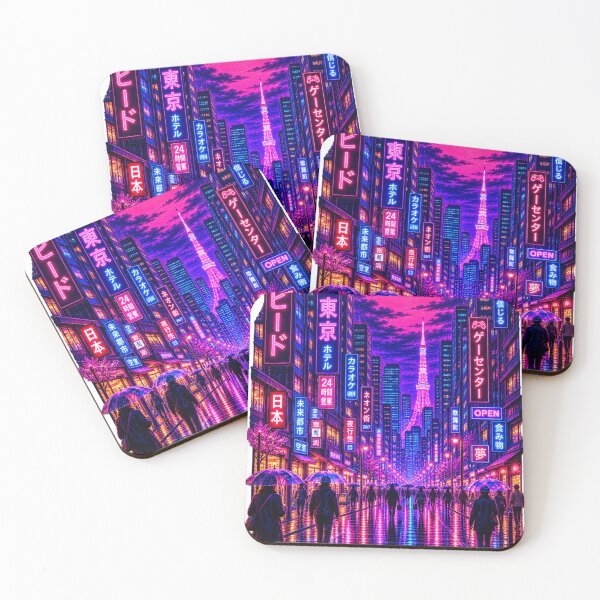 Item preview, cyberpunk tokyo designed and sold by Print Print On.