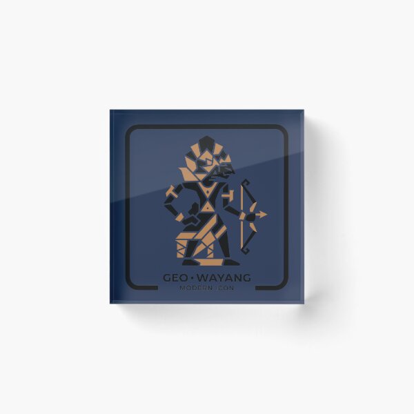 Item preview, Geo Wayang Archer Modern Geometric Icon Art designed and sold by cannsuh.