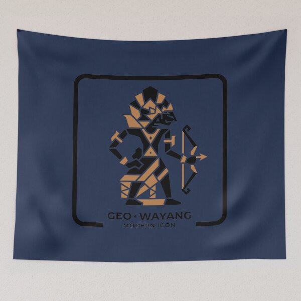 Item preview, Geo Wayang Archer Modern Geometric Icon Art designed and sold by cannsuh.