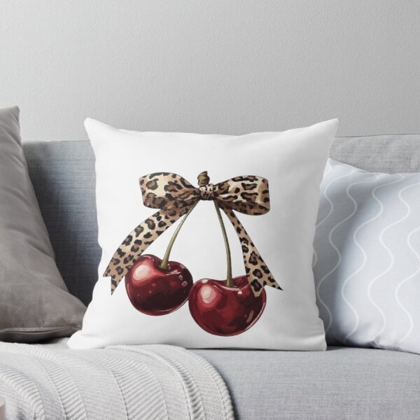 Item preview, Leopard print cherry sticker aesthetic | Lace and elegance designed and sold by Novannah.