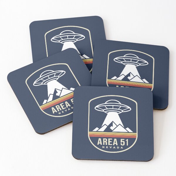 Item preview, Area 51 Nevada Vintage Retro UFO Badge designed and sold by VoglR.
