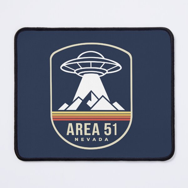 Item preview, Area 51 Nevada Vintage Retro UFO Badge designed and sold by VoglR.
