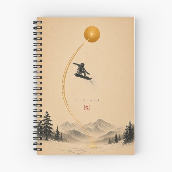 Aperçu de l'œuvre Big Air – Décoration murale pour sports de montagne et snowboard créée et vendue par SacredLensV.
