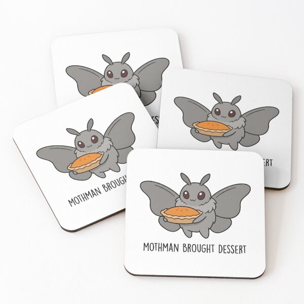 Item preview, Mothman Brought Dessert Cute Cryptid Pie Funny Thanksgiving Food Humor designed and sold by raedattia.