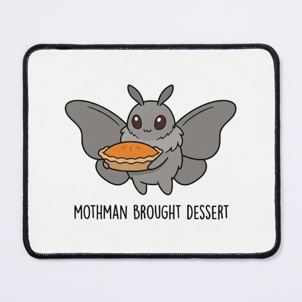 Item preview, Mothman Brought Dessert Cute Cryptid Pie Funny Thanksgiving Food Humor designed and sold by raedattia.